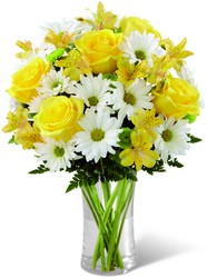 The FTD Sunny Sentiments Bouquet from Visser's Florist and Greenhouses in Anaheim, CA